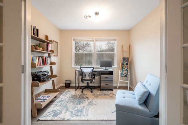 Home Office, Interior, Wood Texture Flooring