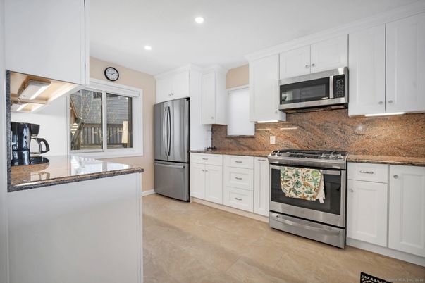 Interior, Kitchen, Recessed Lighting, Stainless Steel Appliances