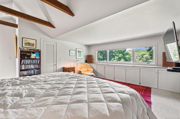 Bedroom, Interior, Wooden Beams