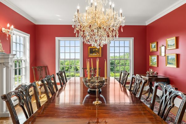 Chandelier, Dining room, Interior