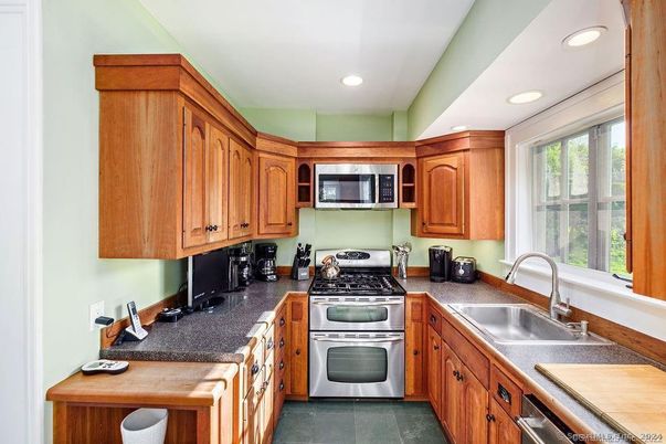 Interior, Kitchen, Recessed Lighting, Stainless Steel Appliances