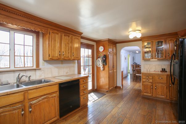 Interior, Kitchen, Wood Texture Flooring
