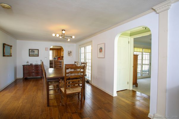 Dining room, Interior, Wood Texture Flooring