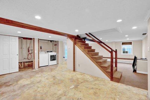 Fireplace, Interior, Recessed Lighting, Washer