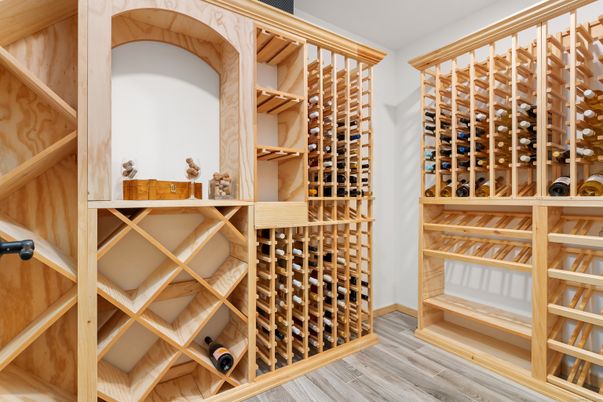 Interior, Wine Storage, Wood Texture Flooring