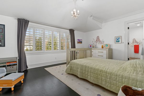 Bedroom, Chandelier, Interior