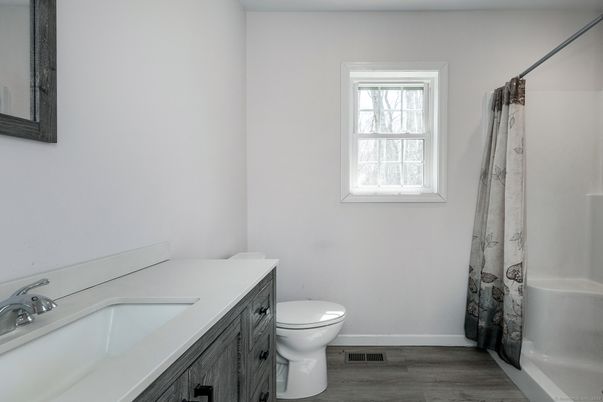 Bathroom, Interior, Wood Texture Flooring