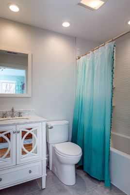 Bathroom, Interior, Recessed Lighting