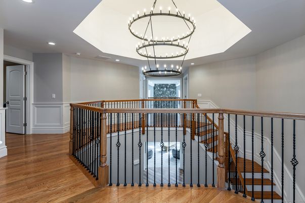 Chandelier, Interior, Pendant Lights, Recessed Lighting, Wood Texture Flooring