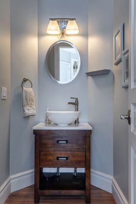 Bathroom, Interior, Wood Texture Flooring
