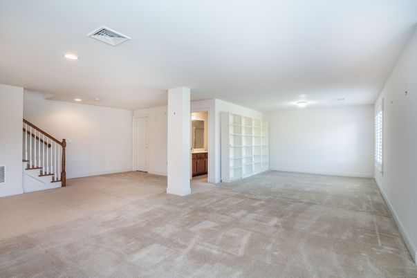 Empty room, Interior, Recessed Lighting