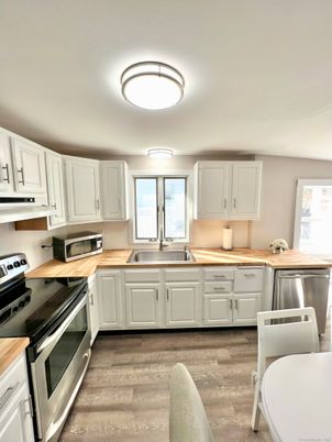Interior, Kitchen, Wood Texture Flooring
