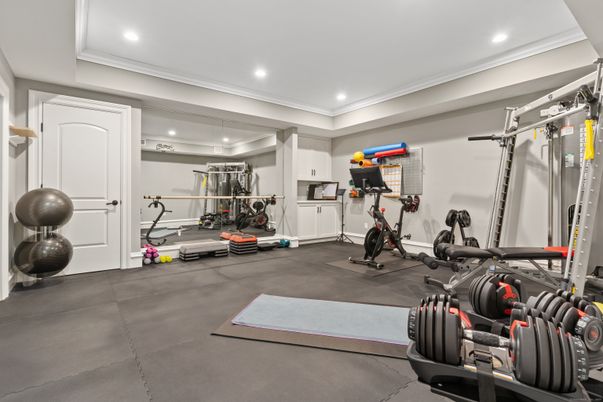Fitness Equipment, Interior, Recessed Lighting