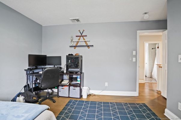 Home Office, Interior, Wood Texture Flooring