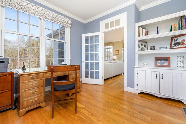 Home Office, Interior, Wood Texture Flooring
