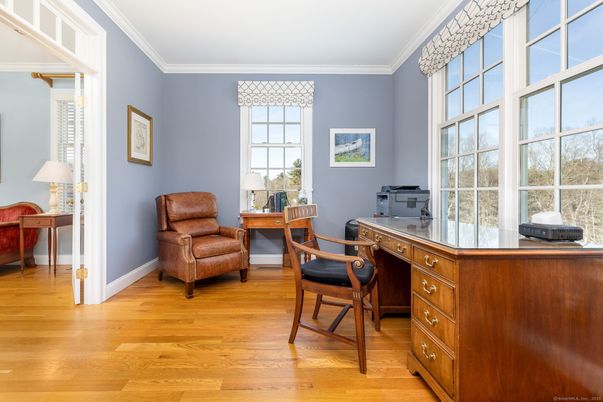 Home Office, Interior, Wood Texture Flooring