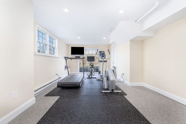 Fitness Equipment, Interior, Recessed Lighting