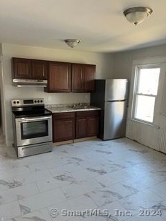 Interior, Kitchen, Marble, Stainless Steel Appliances