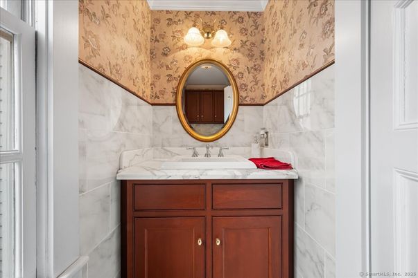 Bathroom, Interior, Marble Walls
