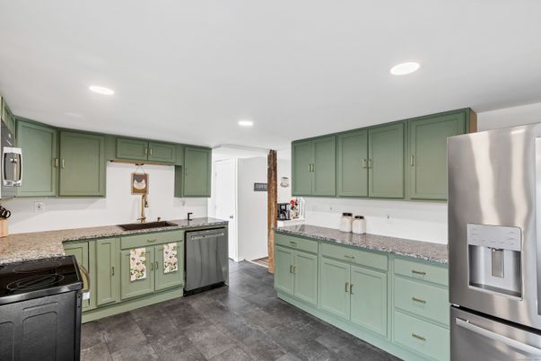 Interior, Kitchen, Recessed Lighting, Stainless Steel Appliances