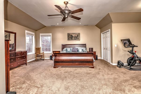 Bedroom, Fitness Equipment, Interior, Recessed Lighting