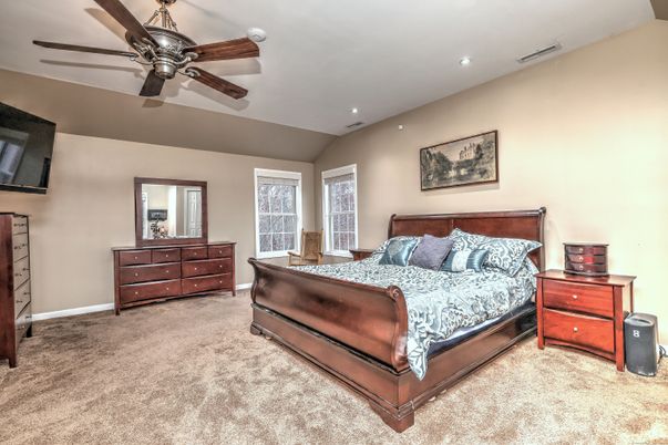 Bedroom, Interior, Recessed Lighting