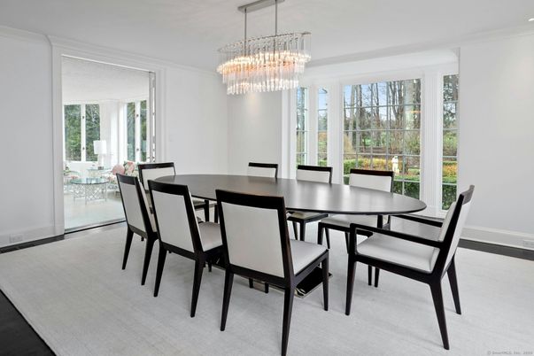 Chandelier, Dining room, Interior