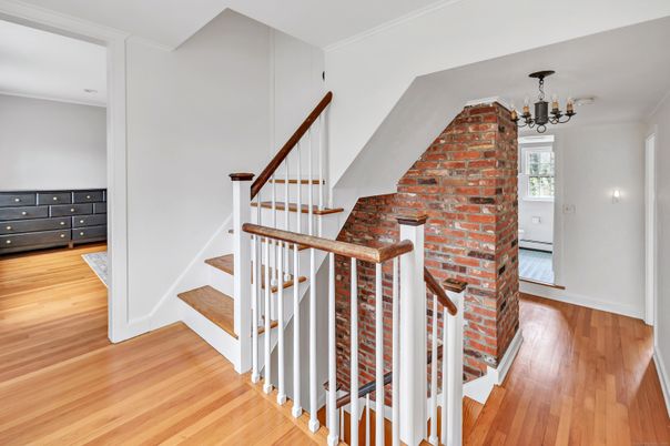 Chandelier, Interior, Stone Walls, Wood Texture Flooring