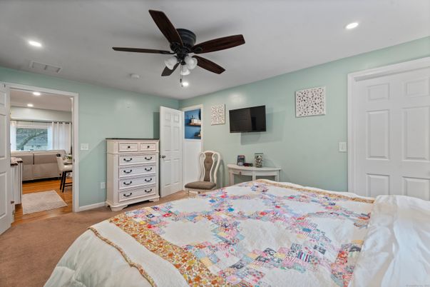 Bedroom, Interior, Recessed Lighting