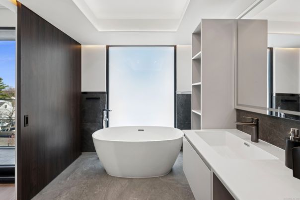 Bathroom, Dual Sink Vanities, Free Standing Baths, Interior