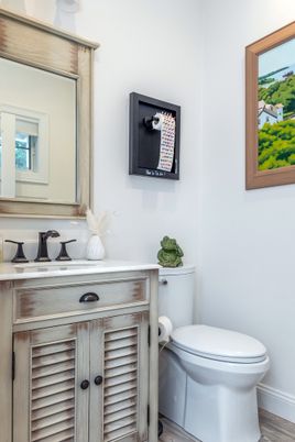 Bathroom, Interior, Wood Texture Flooring