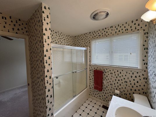 Bathroom, Glass Shower, Interior