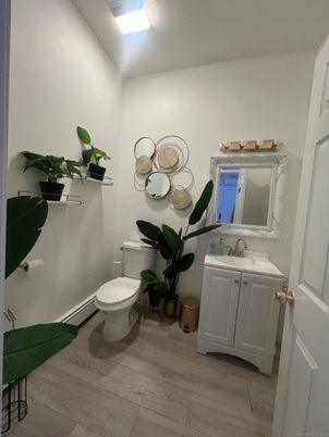 Bathroom, Interior, Wood Texture Flooring