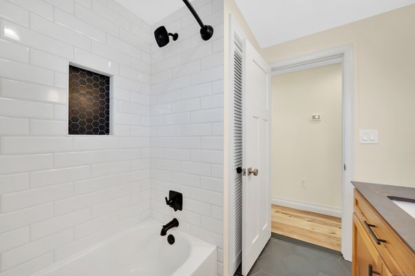 Bathroom, Interior, Wood Texture Flooring