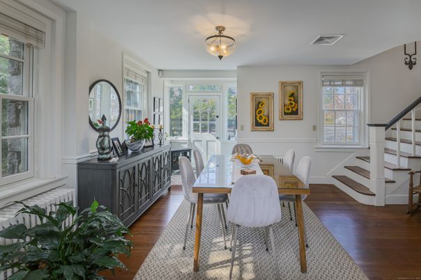 Dining room, Interior, Wood Texture Flooring
