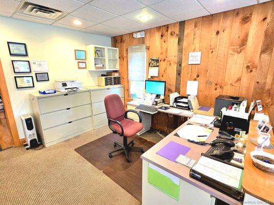 Home Office, Interior, Recessed Lighting, Wooden Walls