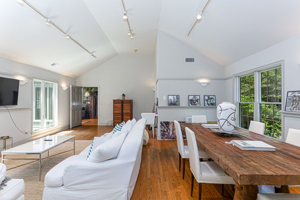 Dining room, Interior, Wood Texture Flooring