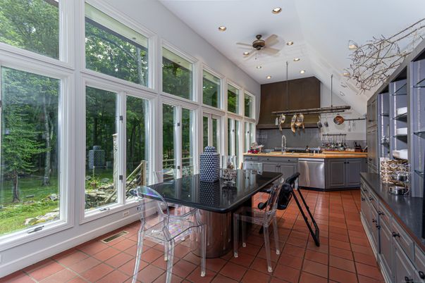 Dining room, Interior, Kitchen, Pendant Lights, Recessed Lighting