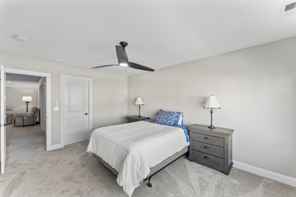 Bedroom, Interior, Recessed Lighting