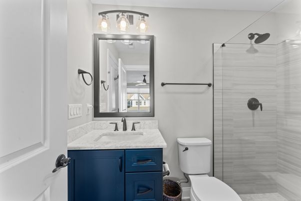 Bathroom, Glass Shower, Interior