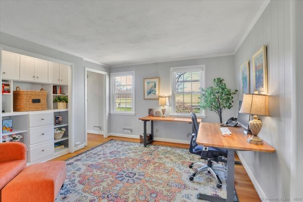Home Office, Interior, Wood Texture Flooring