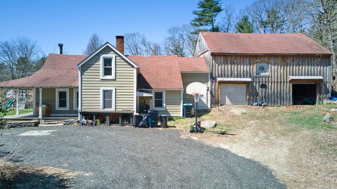 Attached, Backyard, Exterior, Facade, Log Home