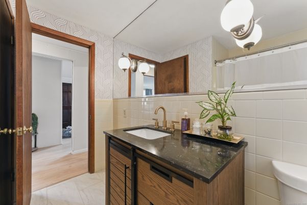 Bathroom, Interior, Wood Texture Flooring