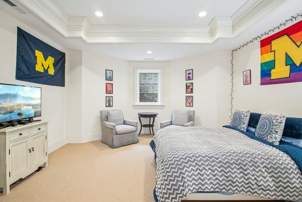 Bedroom, Interior, Recessed Lighting