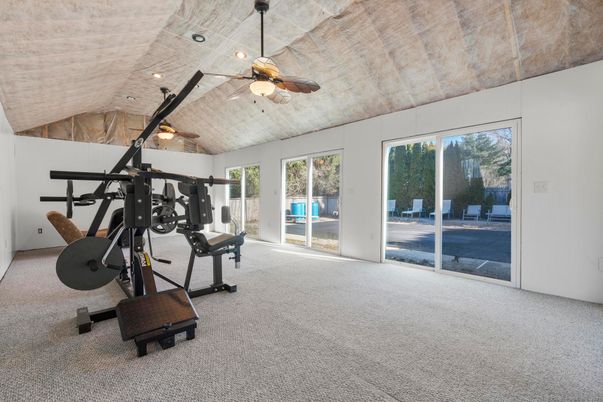 Fitness Equipment, Interior, Recessed Lighting