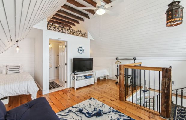Bedroom, Interior, Wooden Beams, Wooden Ceilings, Wood Texture Flooring