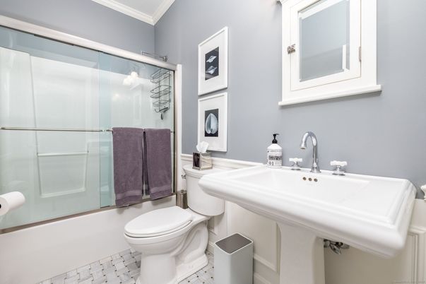 Bathroom, Glass Shower, Interior