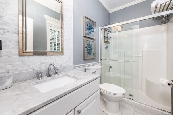 Bathroom, Glass Shower, Interior