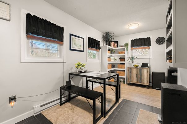 Dining room, Interior, Wood Texture Flooring