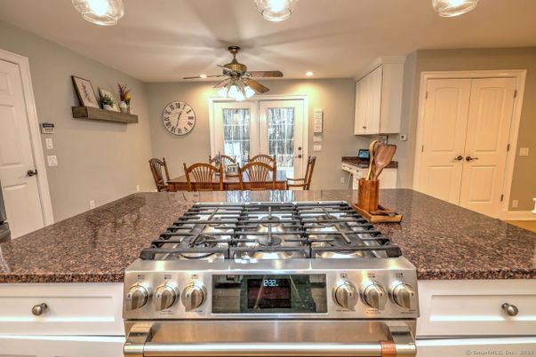 Dining room, Interior, Kitchen, Recessed Lighting, Stainless Steel Appliances